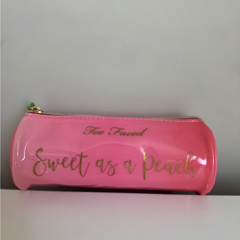 Too Faced Sweet Peach Pink Pouch